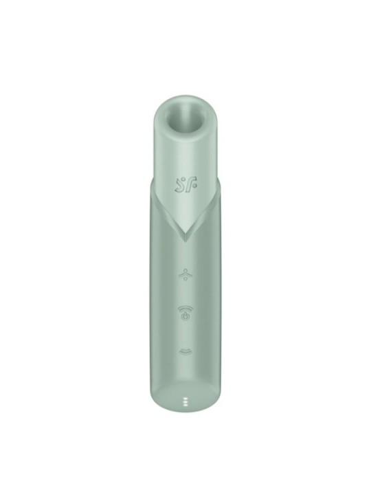 Satisfyer massaggiatore a pressione naughty kiss verde