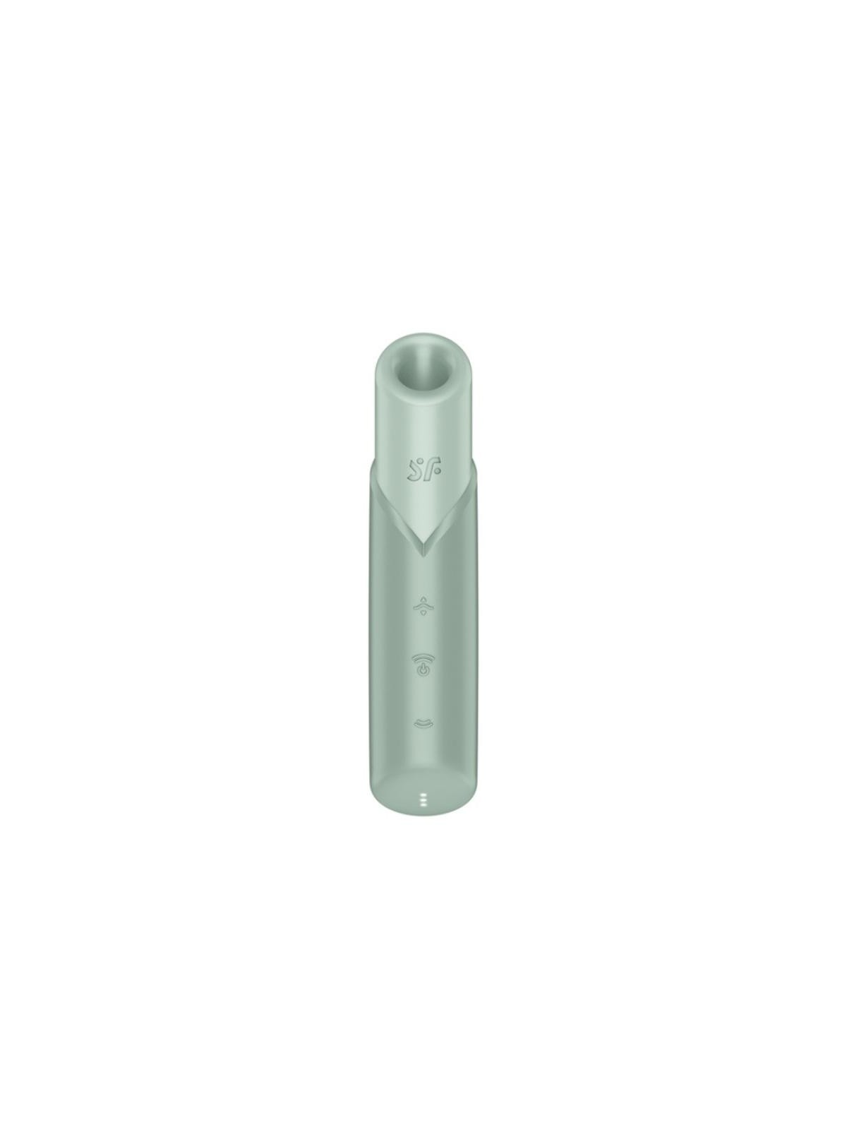 Satisfyer massaggiatore a pressione naughty kiss verde