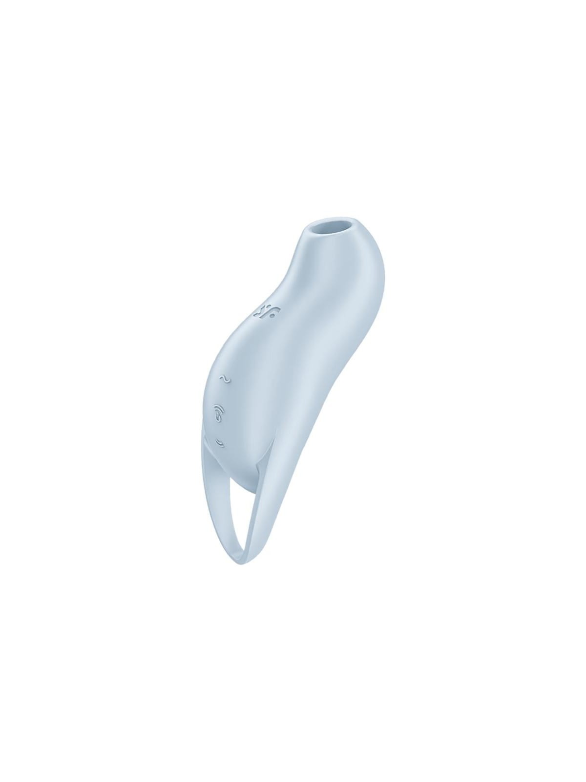 Satisfyer stimolatore clitorideo ricaricabile pocket pro air wave blu