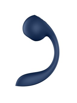 Satisfyer pro+ wave 4 connect app stimolatore del punto g e del clitoride blu scuro