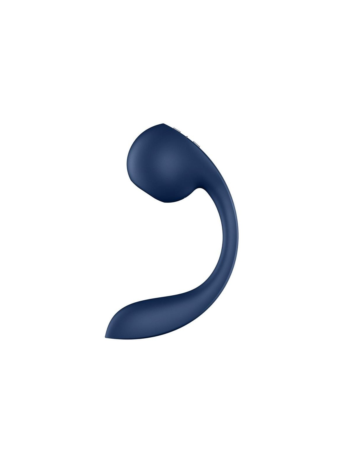 Satisfyer pro+ wave 4 connect app stimolatore del punto g e del clitoride blu scuro