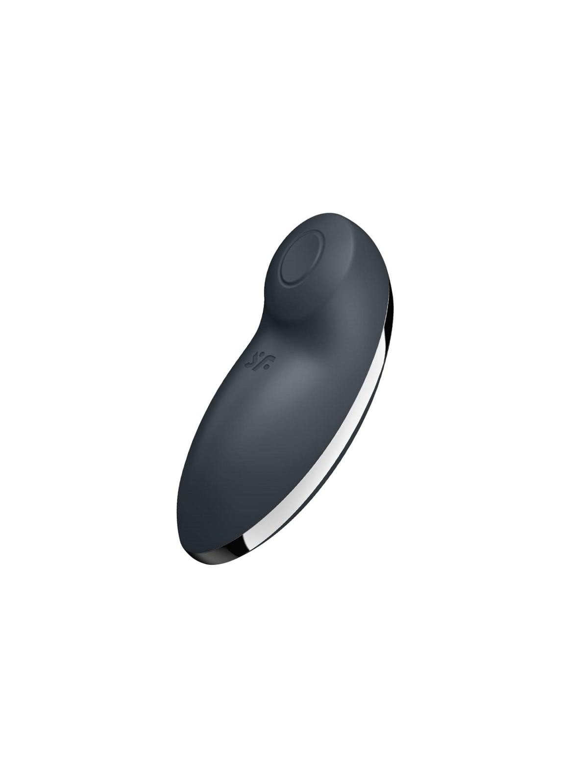 Satisfyer stimolatore clitorideo tap & climax 2 pressure grigio