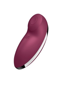 Satisfyer stimolatore clitorideo tap & climax 2 pressure rosso