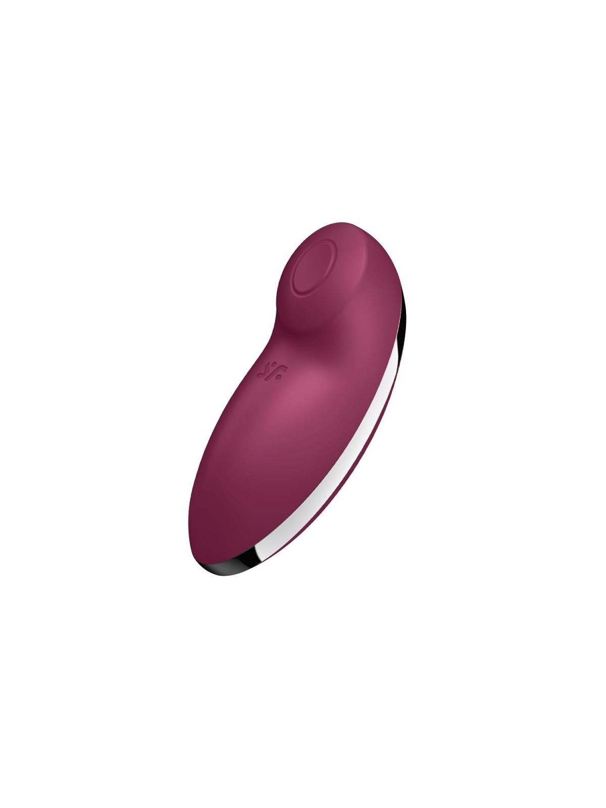 Satisfyer stimolatore clitorideo tap & climax 2 pressure rosso