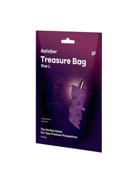Satisfyer borsa portaoggetti treasure bag l viola