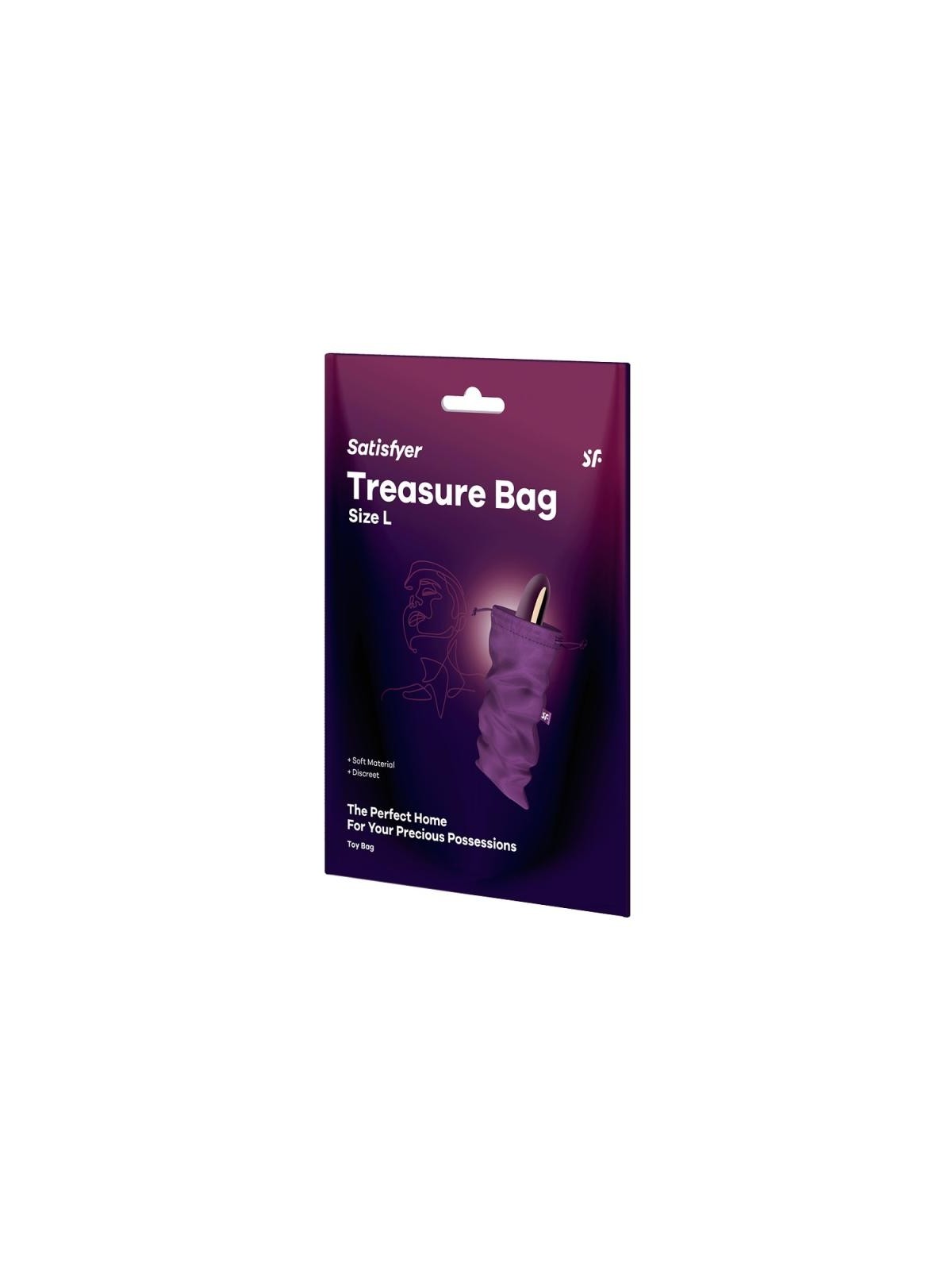 Satisfyer borsa portaoggetti treasure bag l viola