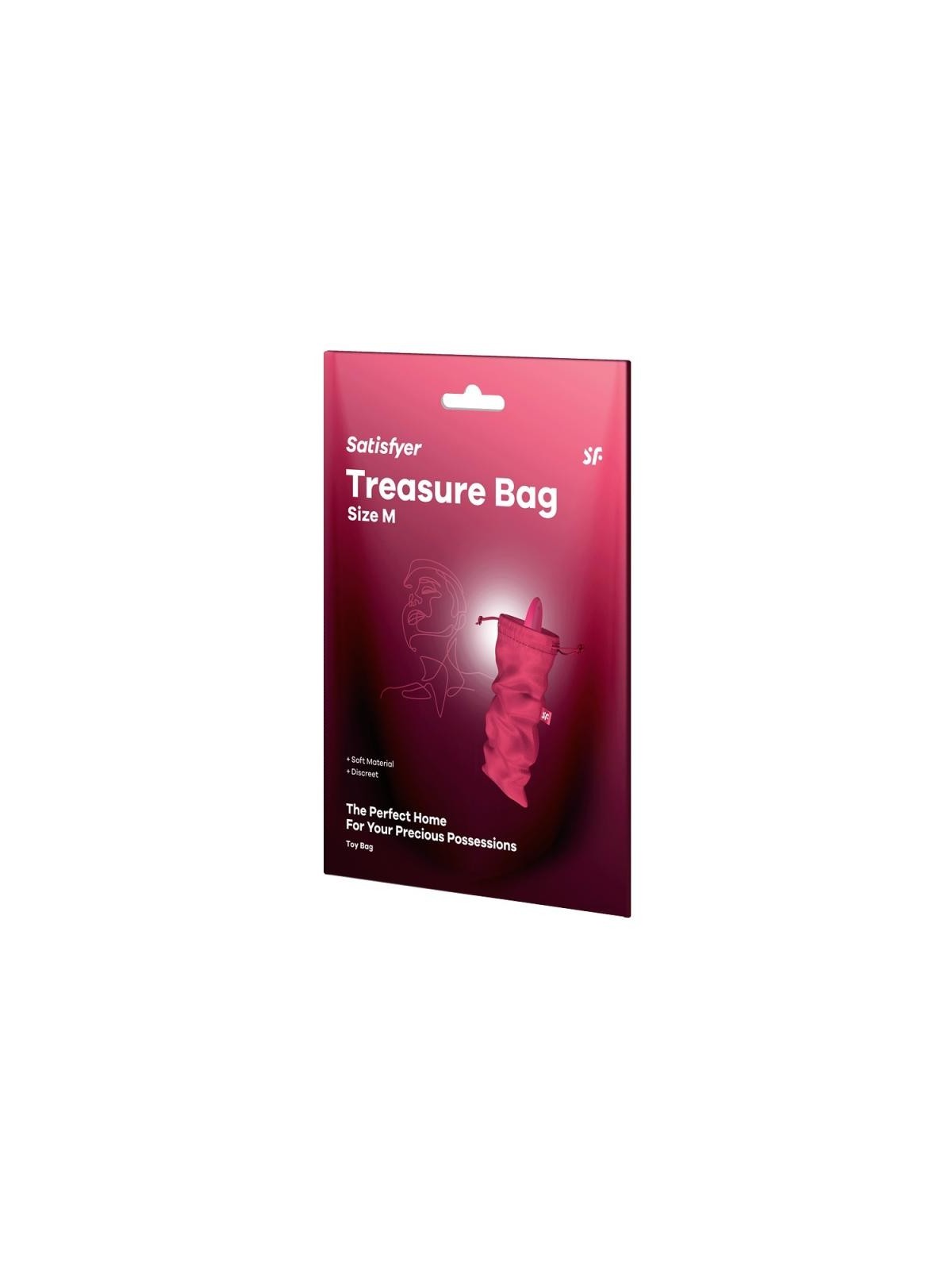 Satisfyer borsa portaoggetti treasure bag m rosa