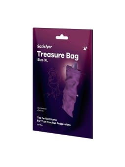 Satisfyer borsa portaoggetti treasure bag xl viola