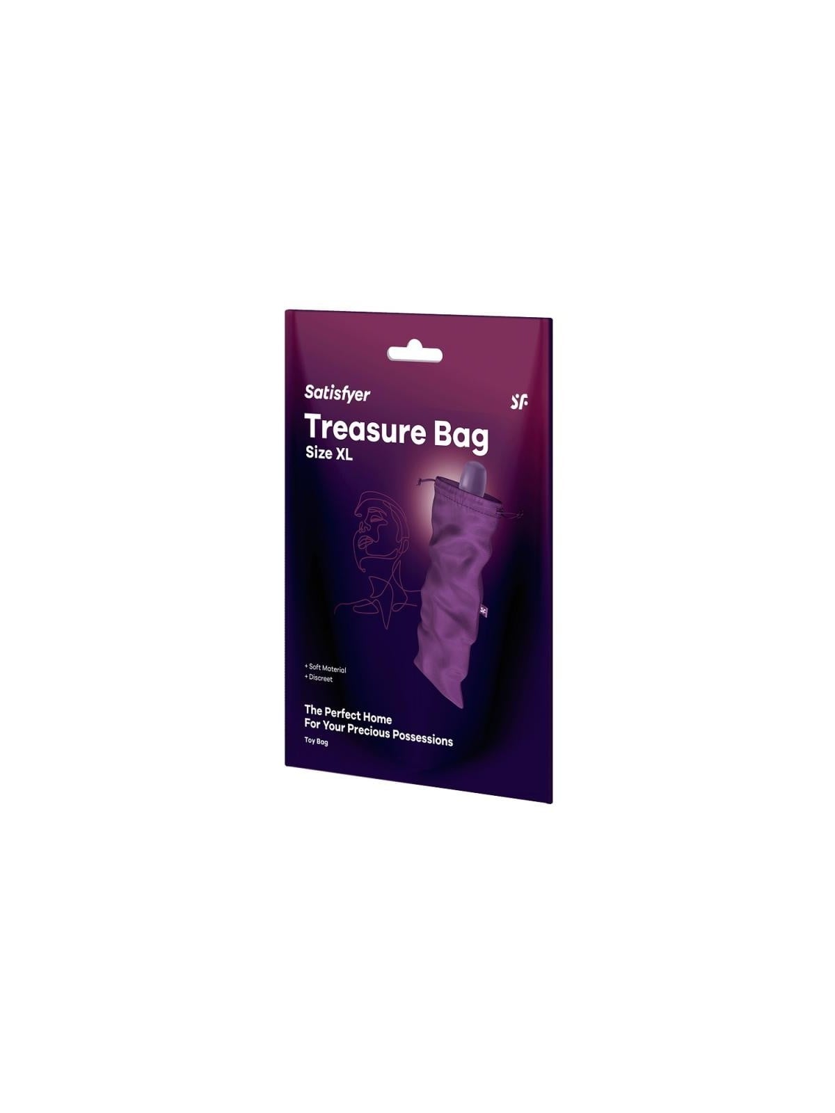 Satisfyer borsa portaoggetti treasure bag xl viola