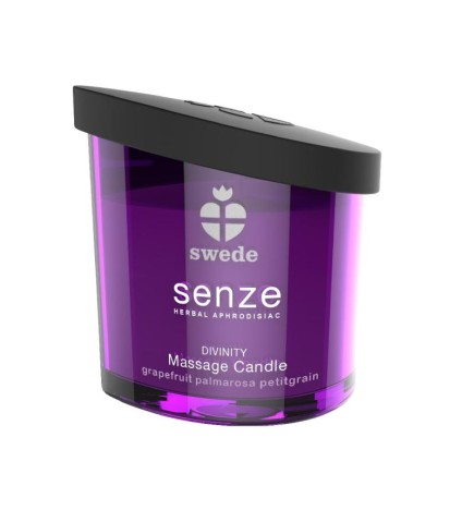 Swede candela da massaggio senze divinity candela da massaggio pompelmo palmarosa petitgrain 50 ml