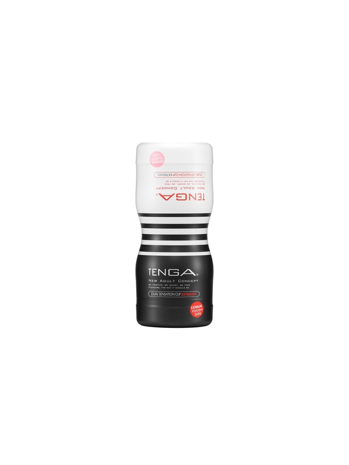 Tenga masturbatore monouso dual sensation cup con due fori estremi
