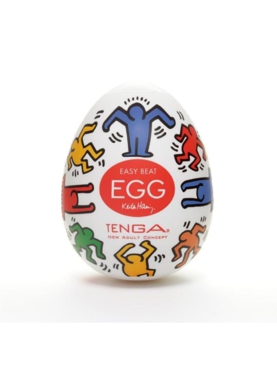 Tenga uovo keith haring dance masturbatore usa e getta a forma di uovo