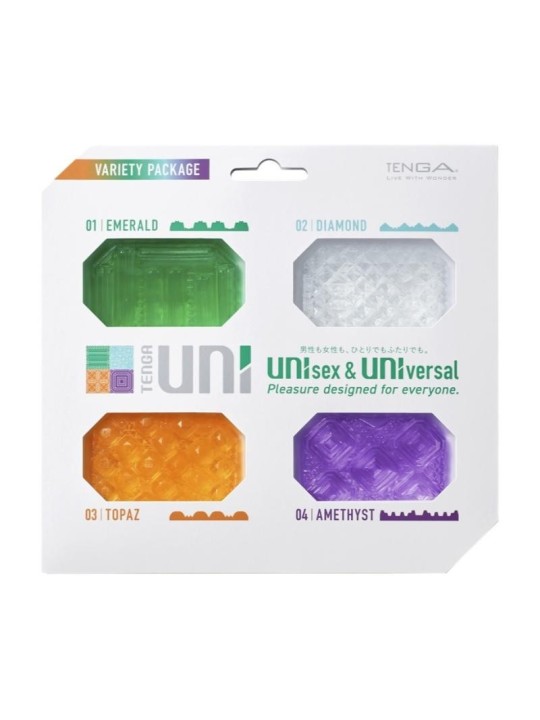 Tenga set uni copri-masturbatore universale 4 pezzi.