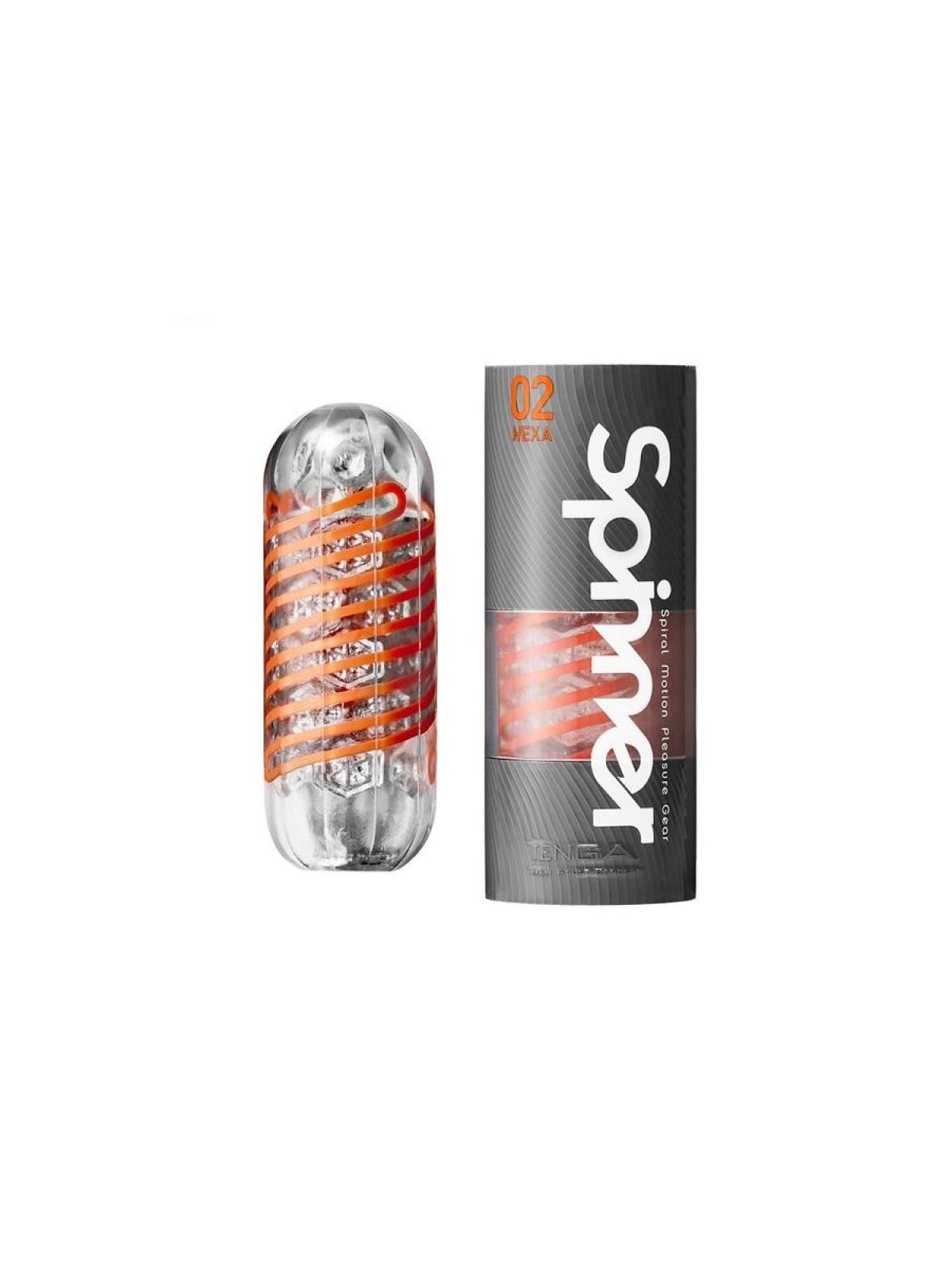Tenga masturbatore riutilizzabile spinner hexa 02