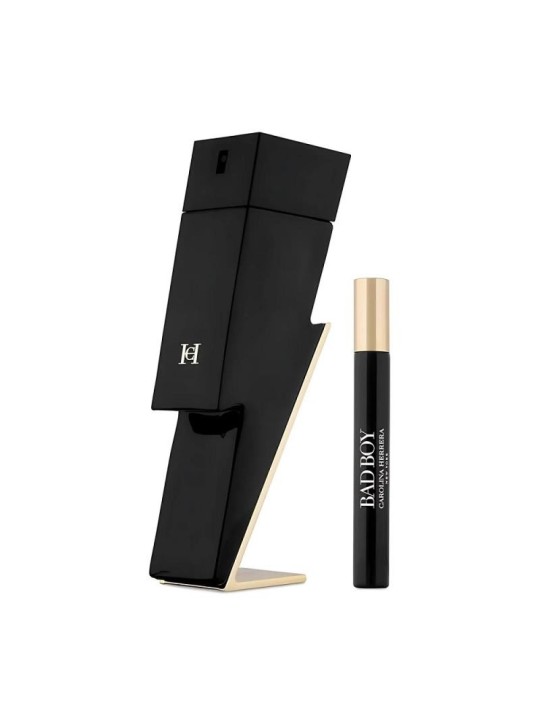 Set carolina herrera spray edt bad boy 100 ml + edt 10 ml