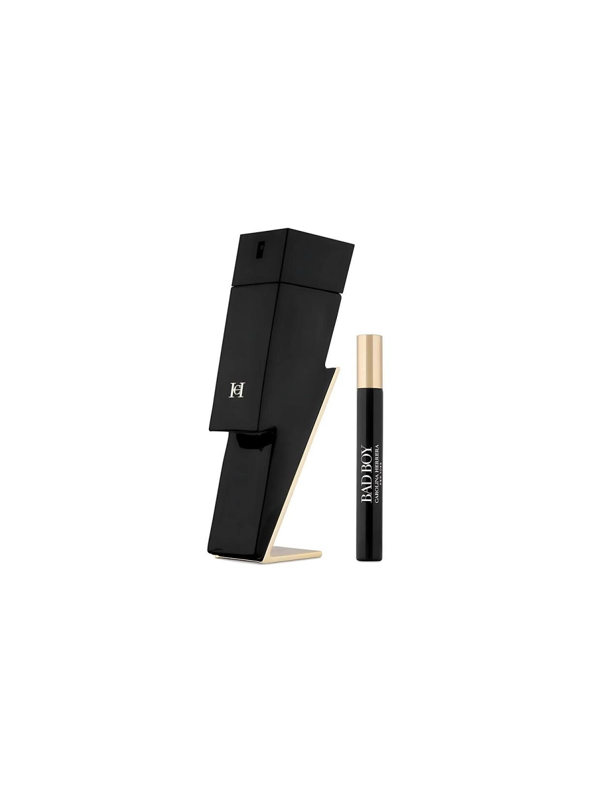 Set carolina herrera spray edt bad boy 100 ml + edt 10 ml