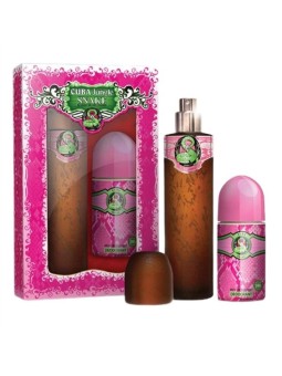 Set cuba original cuba jungle snake edp spray 100 ml + deo roll-on 50 ml