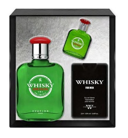 Set evaflor whiskey origin edt spray 100 ml + edt spray 10 ml + edt spray 20 ml
