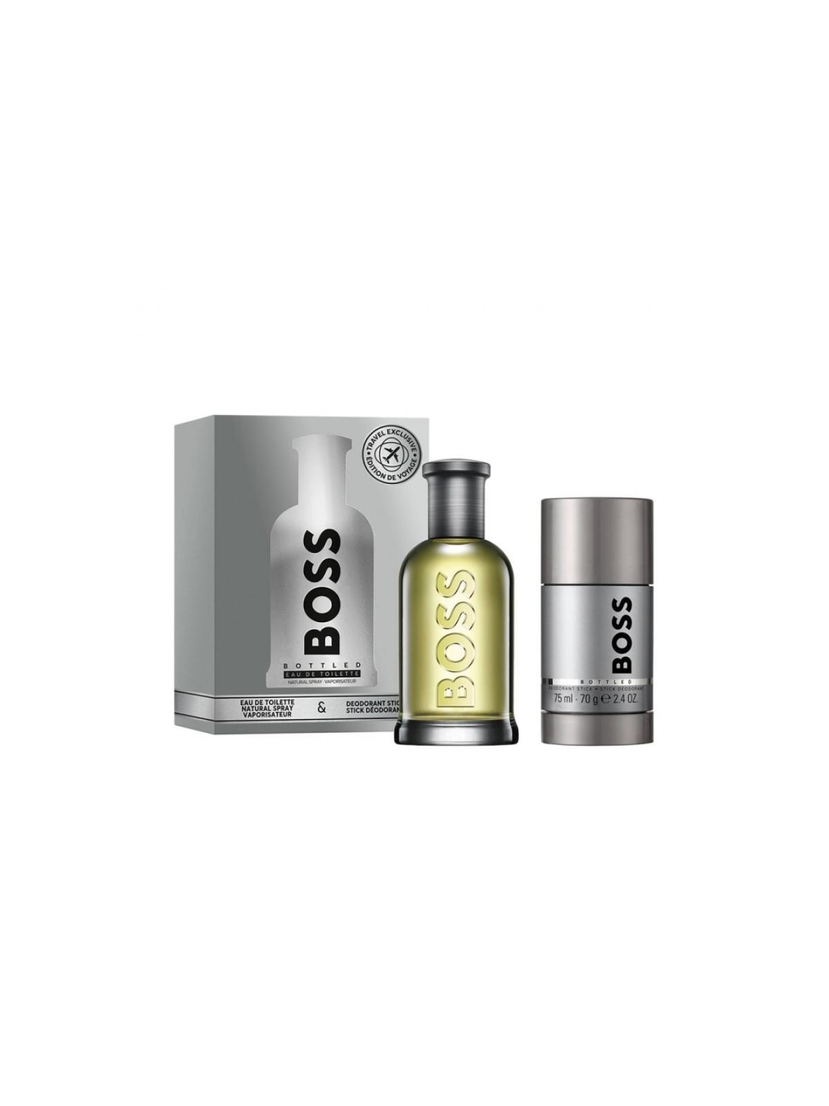 Set hugo boss spray edt in flacone da 100 ml + deo stick da 75 ml