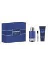 Set mont blanc explorer ultra blue edp spray 100 ml + miniatura edp spray 7,5 ml + gel doccia 100 ml
