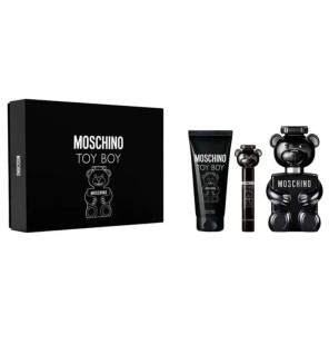 Set moschino toy boy edp spray 100 ml + gel doccia 100 ml + edp spray 10 ml