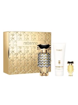 Set paco rabanne fame edp spray 80 ml + lozione corpo 100 ml + edp spray 4 ml