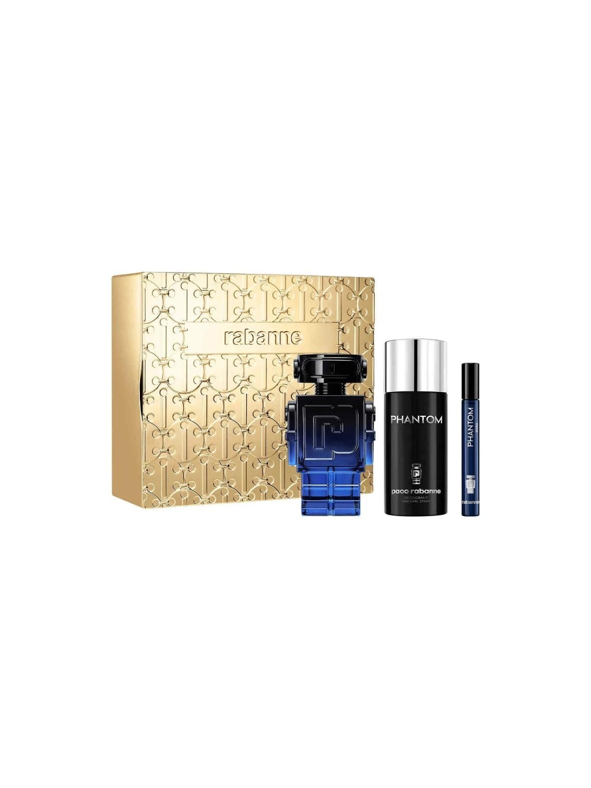 Set paco rabanne phantom intense edp spray 100 ml + deo spray 150 ml + edp spray 10 ml