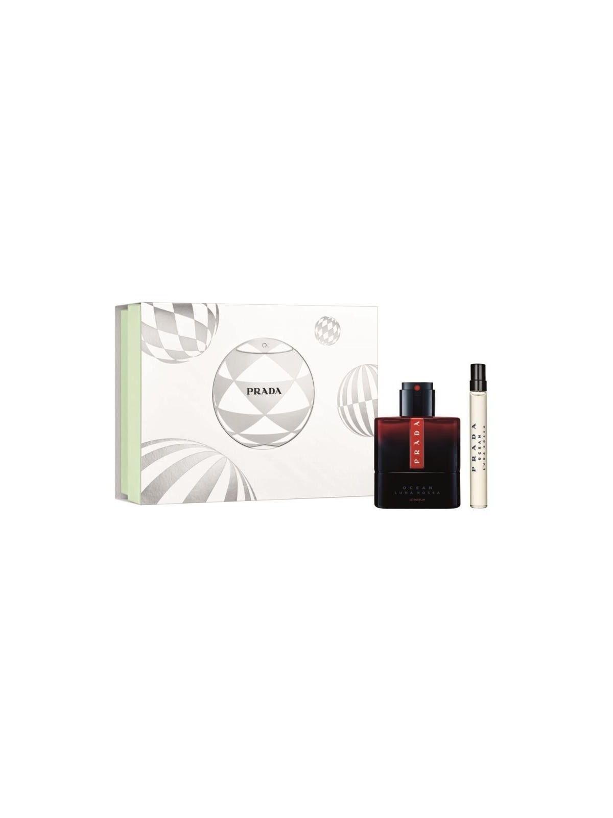 Set prada luna rossa ocean profumo spray 50ml + profumo spray 10ml