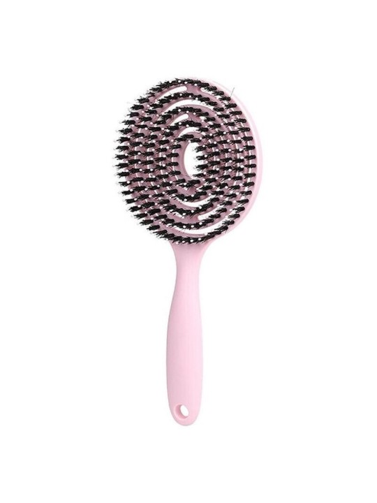 Ecarla spazzola per capelli con setole rosa