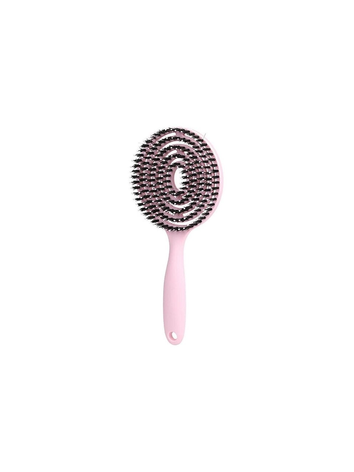 Ecarla spazzola per capelli con setole rosa