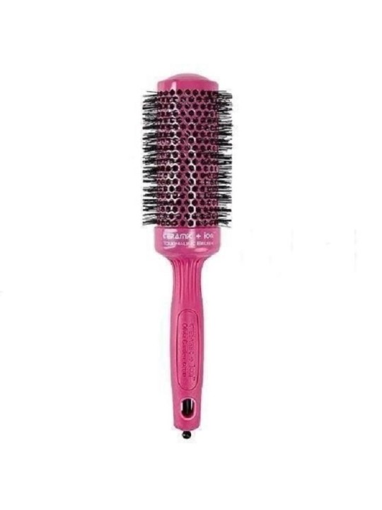 Olivia garden spazzola per capelli in ceramica termica + ioni 45, spazzola per capelli in ceramica rosa