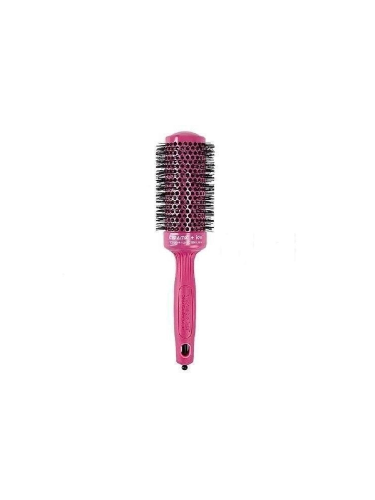 Olivia garden spazzola per capelli in ceramica termica + ioni 45, spazzola per capelli in ceramica rosa