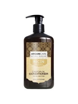 Arganicare balsamo all'olio di ricino, balsamo stimolante per la crescita dei capelli 400 ml