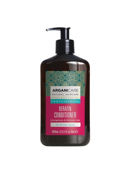 Arganicare keratin conditioner balsamo naturale per capelli con cheratina 400 ml