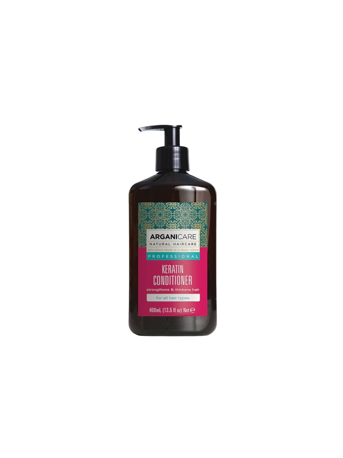 Arganicare keratin conditioner balsamo naturale per capelli con cheratina 400 ml
