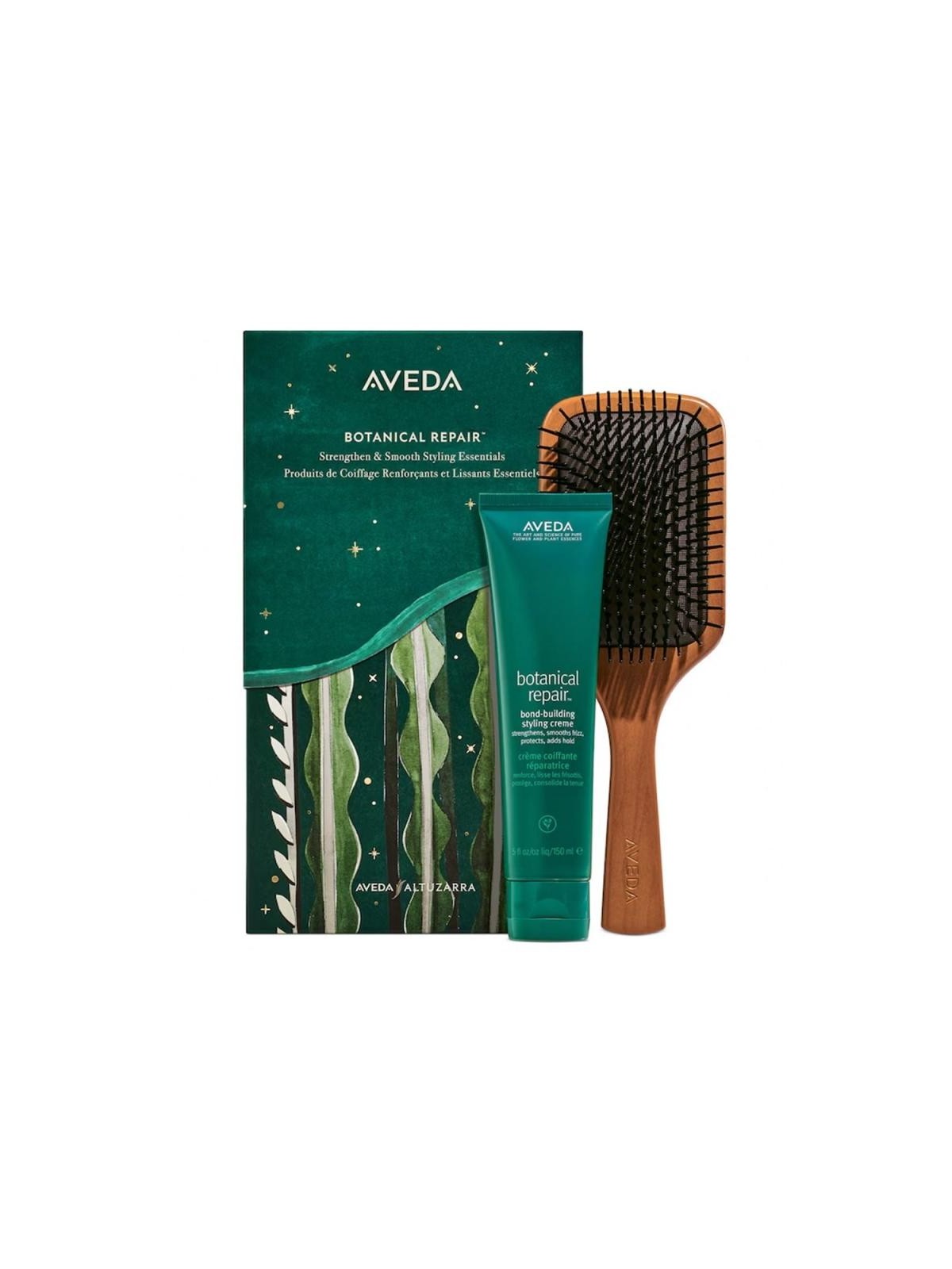 Aveda set crema modellante per capelli botanical repair bond building 150 ml + spazzola per capelli