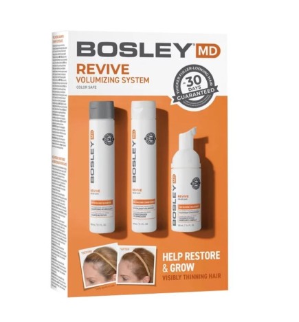 Bosley md set shampoo revive 150 ml + balsamo 150 ml + trattamento 100 ml