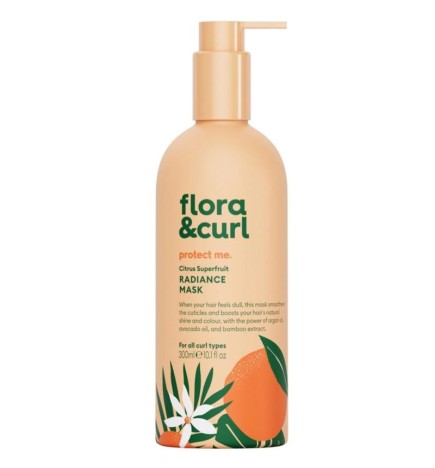 Flora&curl maschera per capelli citrus superfruit radiance mask 300 ml