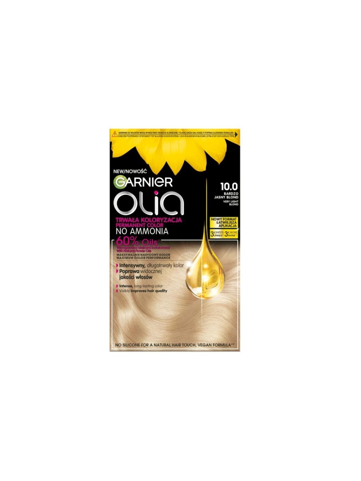 Garnier tinta per capelli olia 10.0 biondo chiarissimo