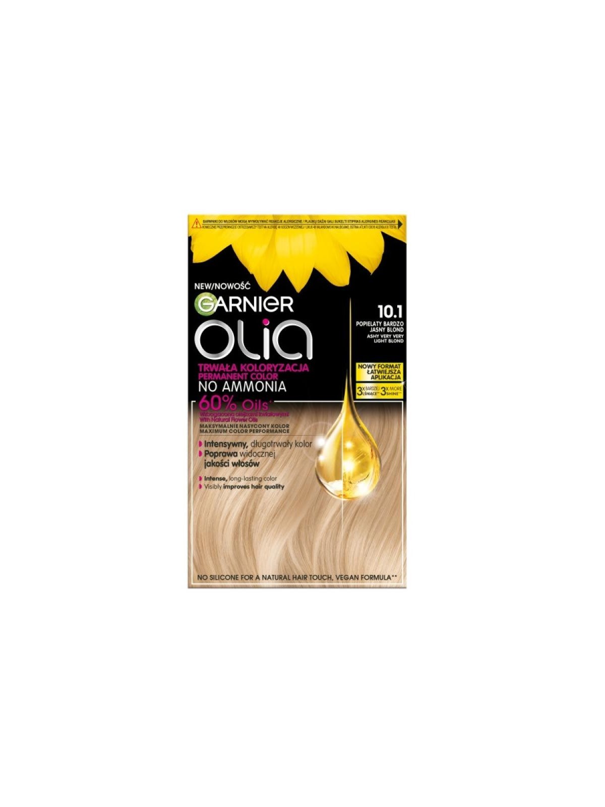 Garnier tinta per capelli olia 10.1 ashy very