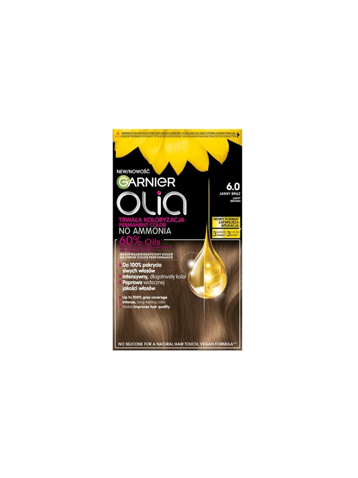 Garnier tinta per capelli olia 6.0 castano chiaro