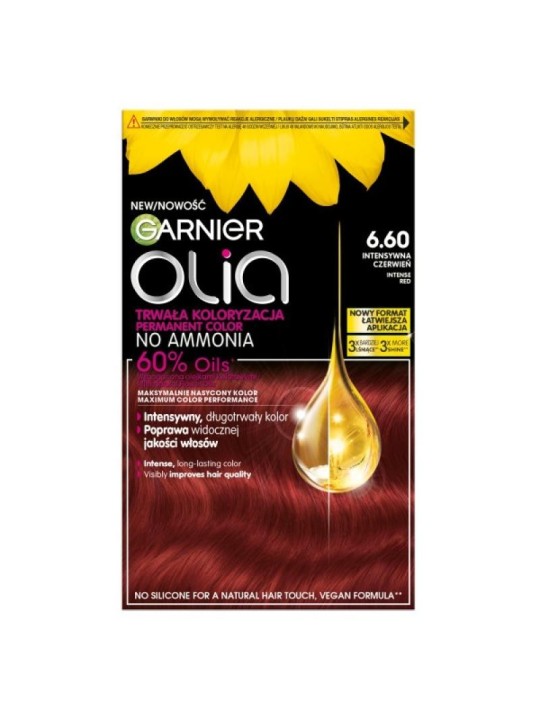 Garnier tinta per capelli olia 6.60 rosso intenso