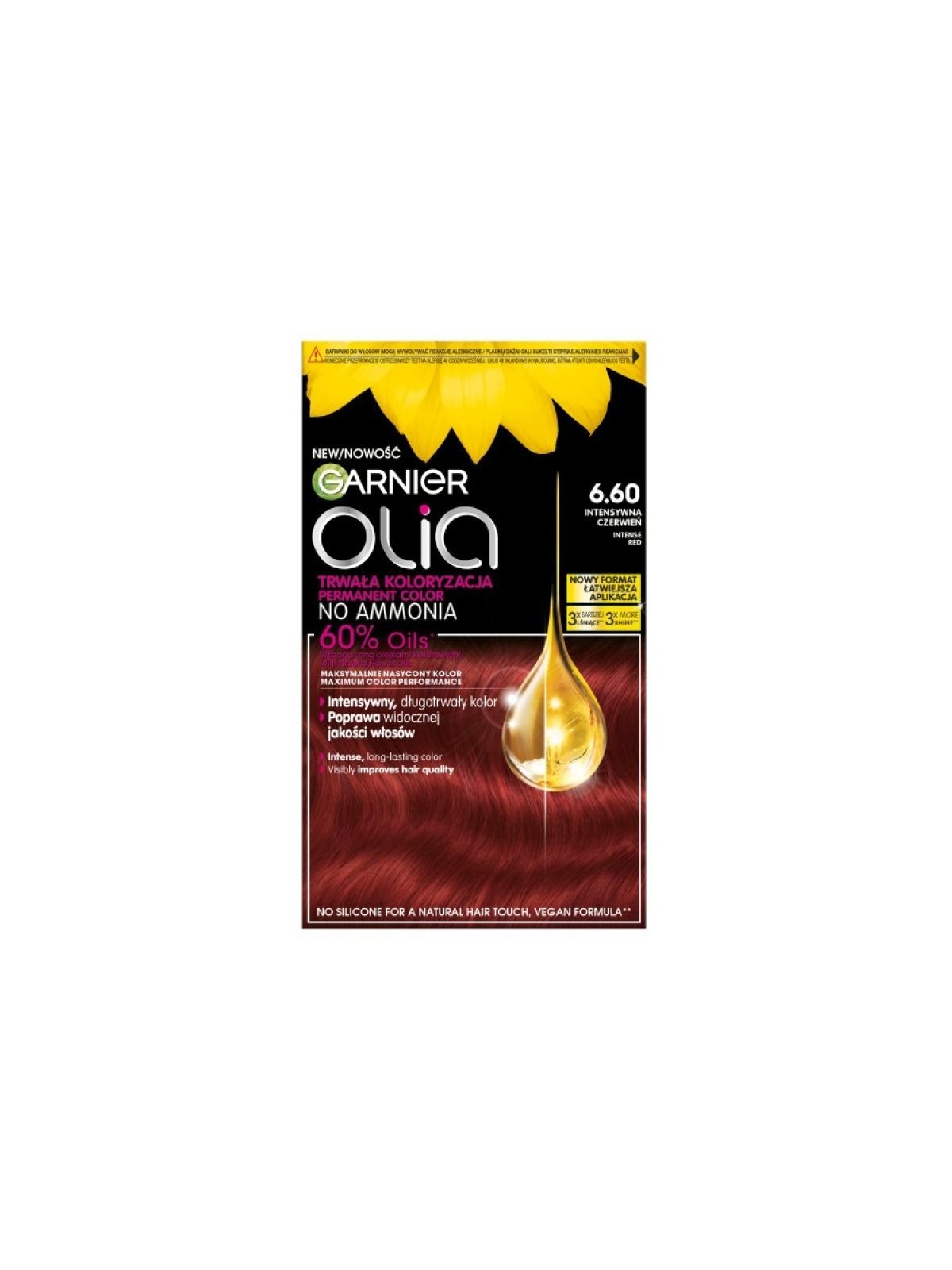 Garnier tinta per capelli olia 6.60 rosso intenso