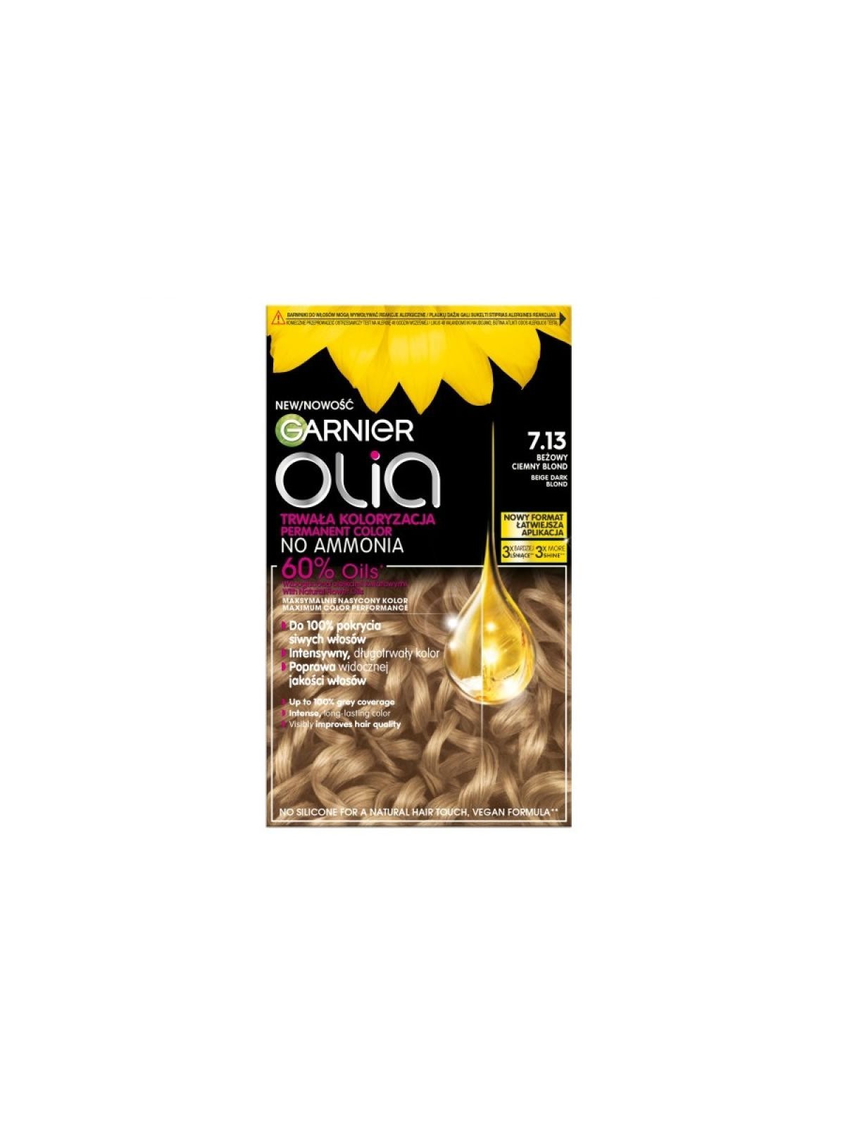 Garnier tinta per capelli olia 7.13 beige biondo scuro