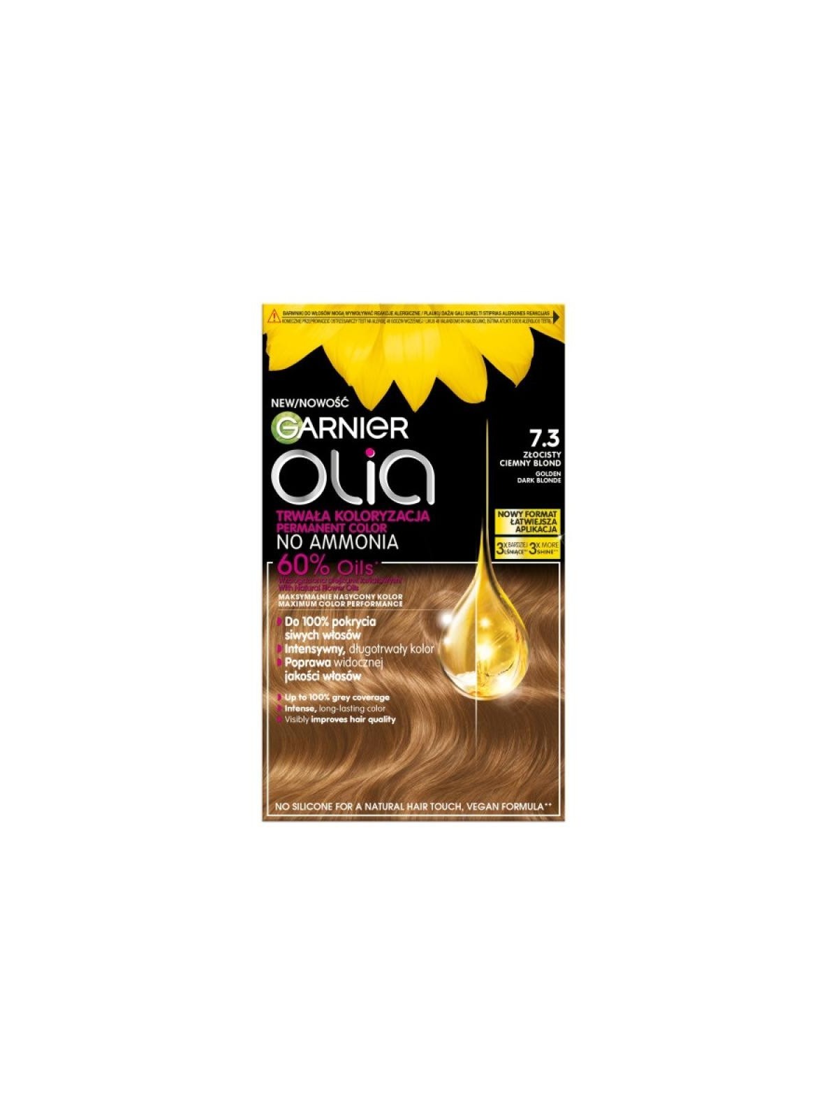 Garnier tinta per capelli olia 7.3 biondo scuro dorato
