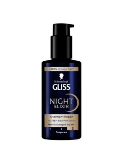 Gliss trattamento riparatore notturno per capelli night elixir 100 ml