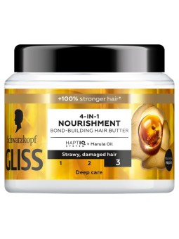 Gliss trt aqua revive maschera rinforzante per capelli 4 in 1 nutrimento 400 ml