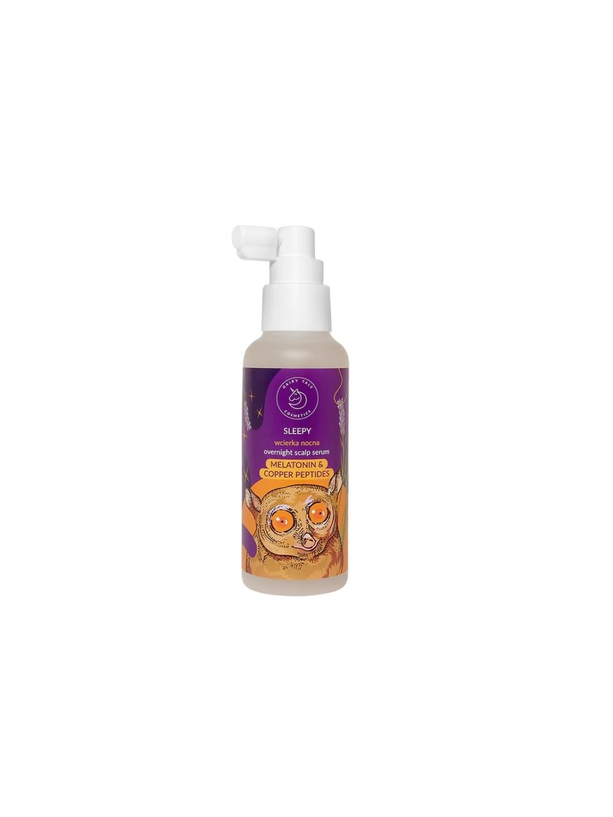 Hairy tale lozione per la notte addormentata melatonina e peptidi di rame 120 ml