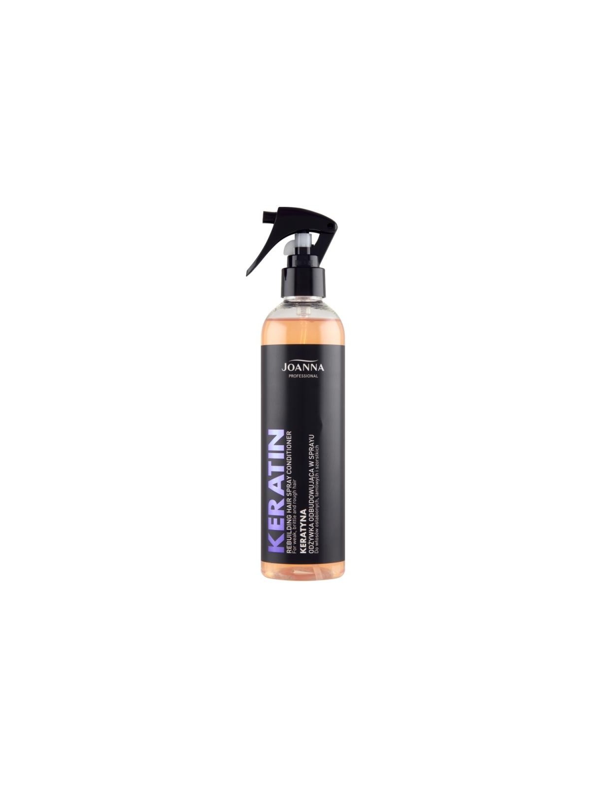 Joanna professional balsamo spray ricostruttivo alla cheratina per capelli indeboliti con spray alla cheratina 300 ml