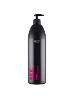 Joanna professional shampoo lisciante silk smoothing hair shampoo lisciante per capelli secchi e danneggiati con seta 1000ml
